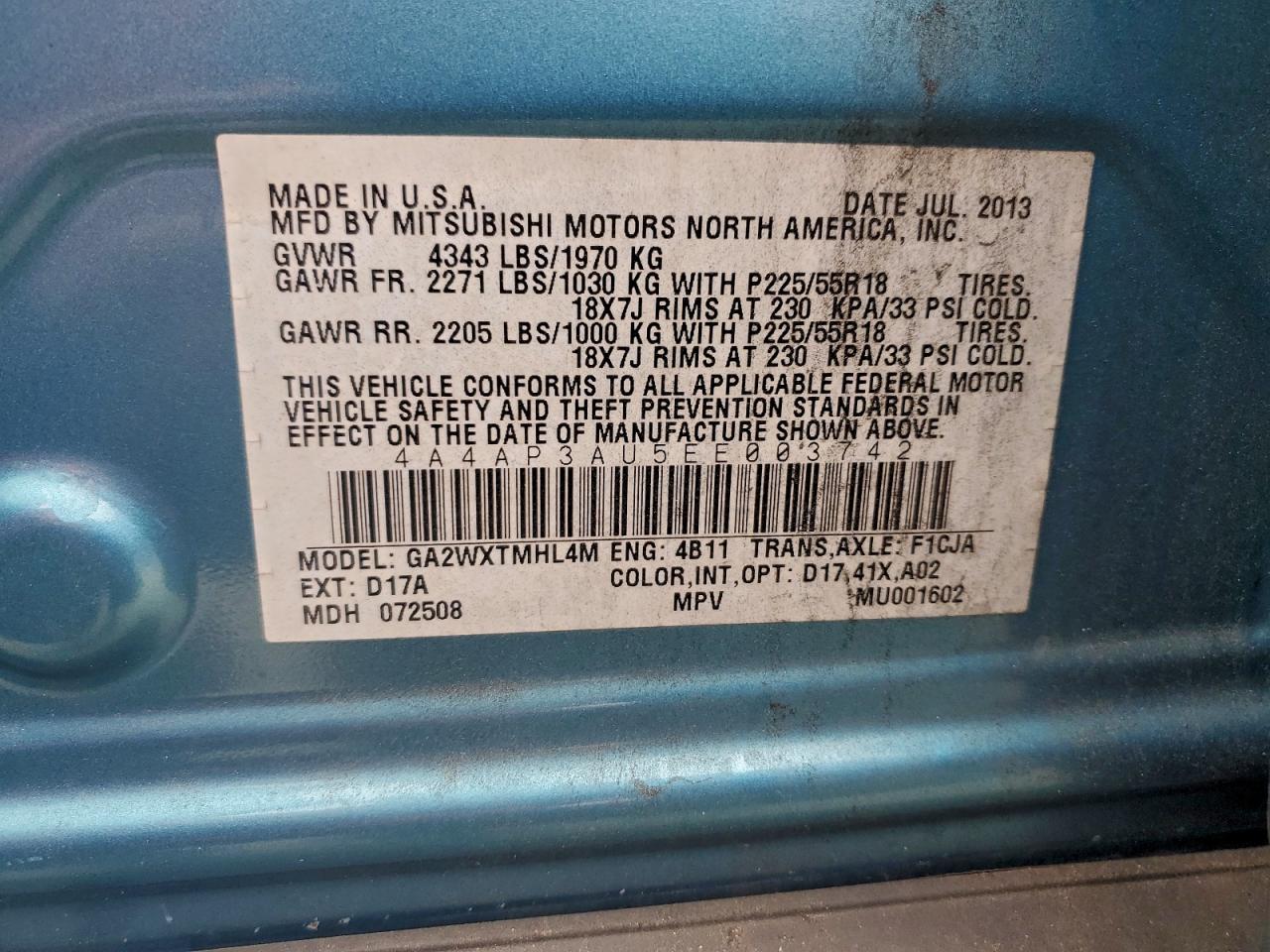 MITSUBISHI OUTLANDER ES