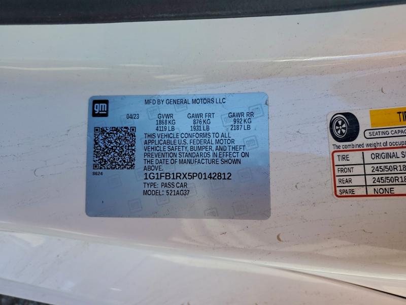 2023 CHEVROLET CAMARO LS #3304813637