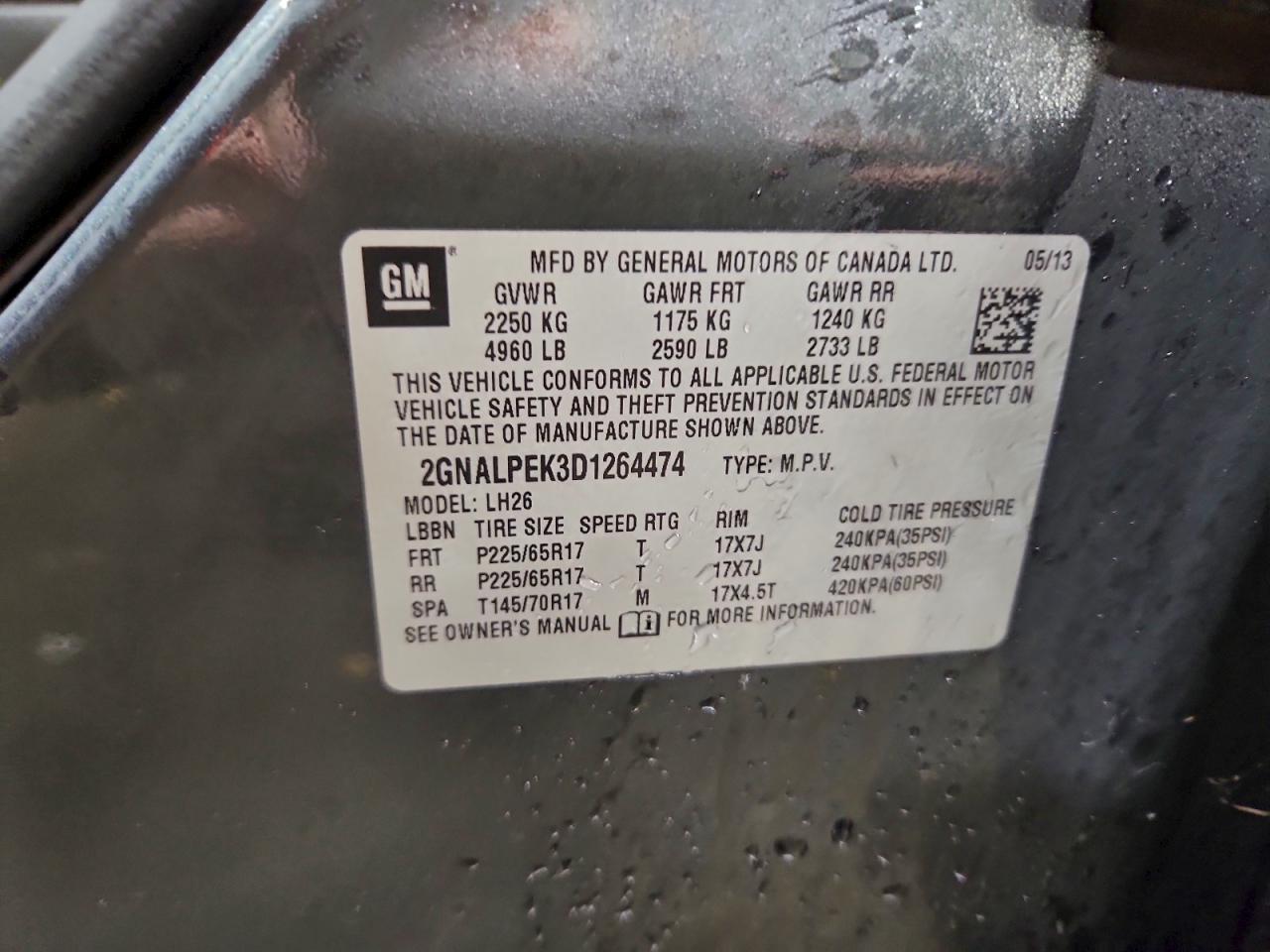 CHEVROLET EQUINOX LT