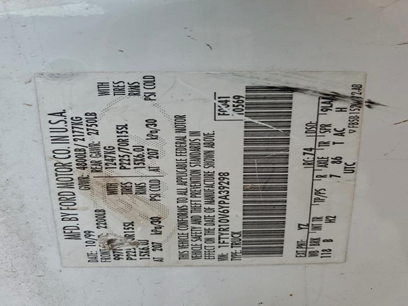 2000 FORD RANGER #3312770132