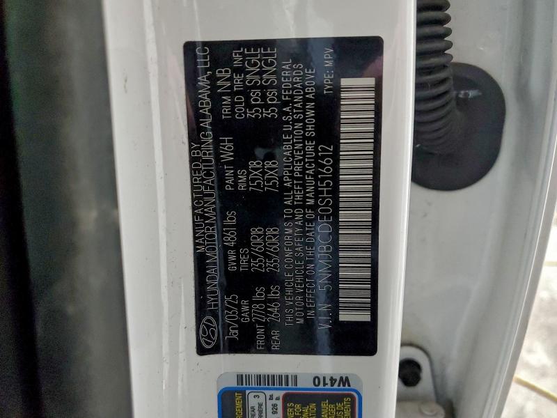 2025 HYUNDAI TUCSON SEL #3312274770