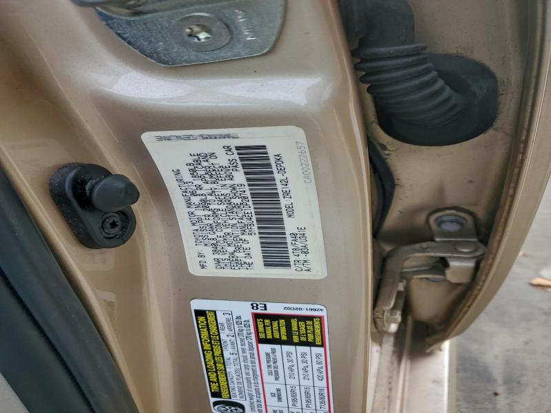 2013 TOYOTA COROLLA BA #3317808068