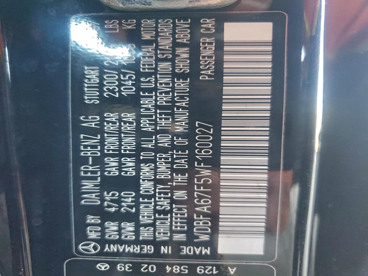 Lot #3305603866 1998 MERCEDES-BENZ SL 500