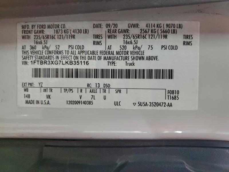 2020 FORD TRANSIT T- #3305423467