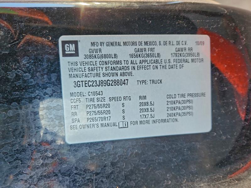 2009 GMC SIERRA C15 #3318081391