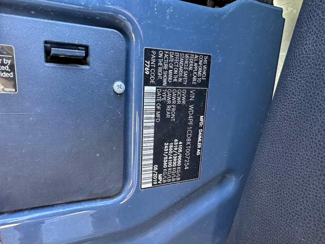 Lot #3311485240 2019 MERCEDES-BENZ SPRINTER 2