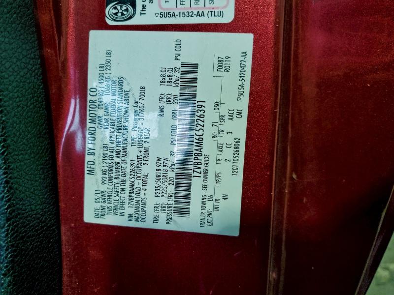 2012 FORD MUSTANG #3305542090