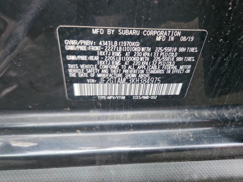 2019 SUBARU CROSSTREK #3316876069