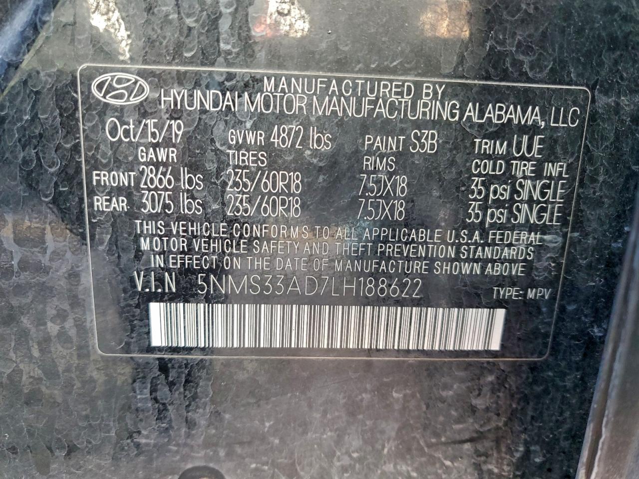 HYUNDAI SANTA FE SEL