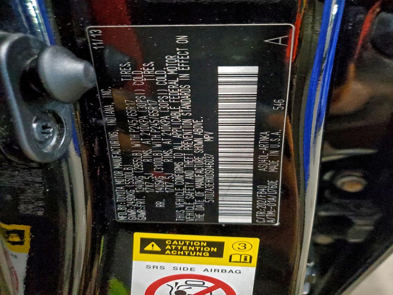 TOYOTA HIGHLANDER BASE