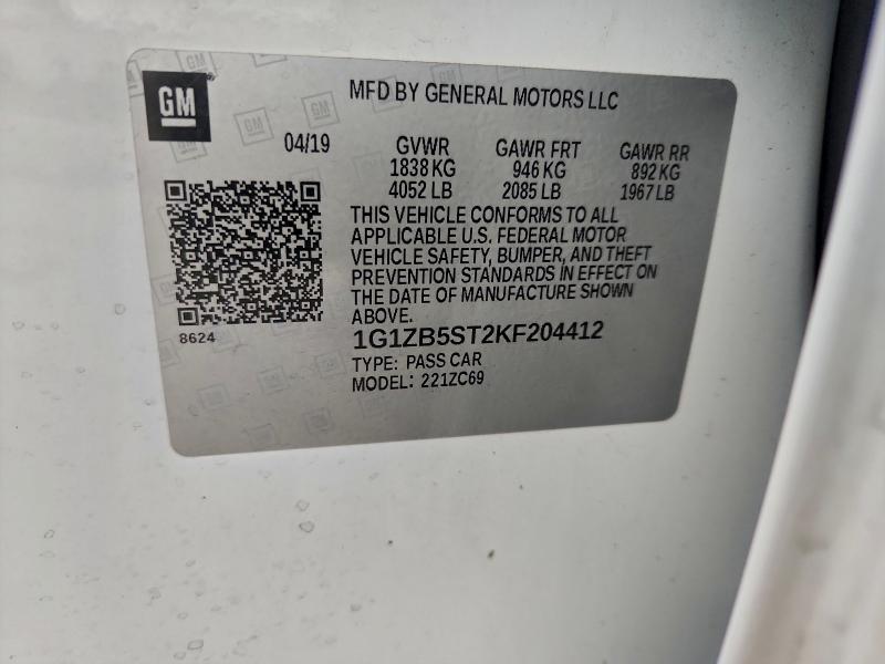 2019 CHEVROLET MALIBU LS #3303959753