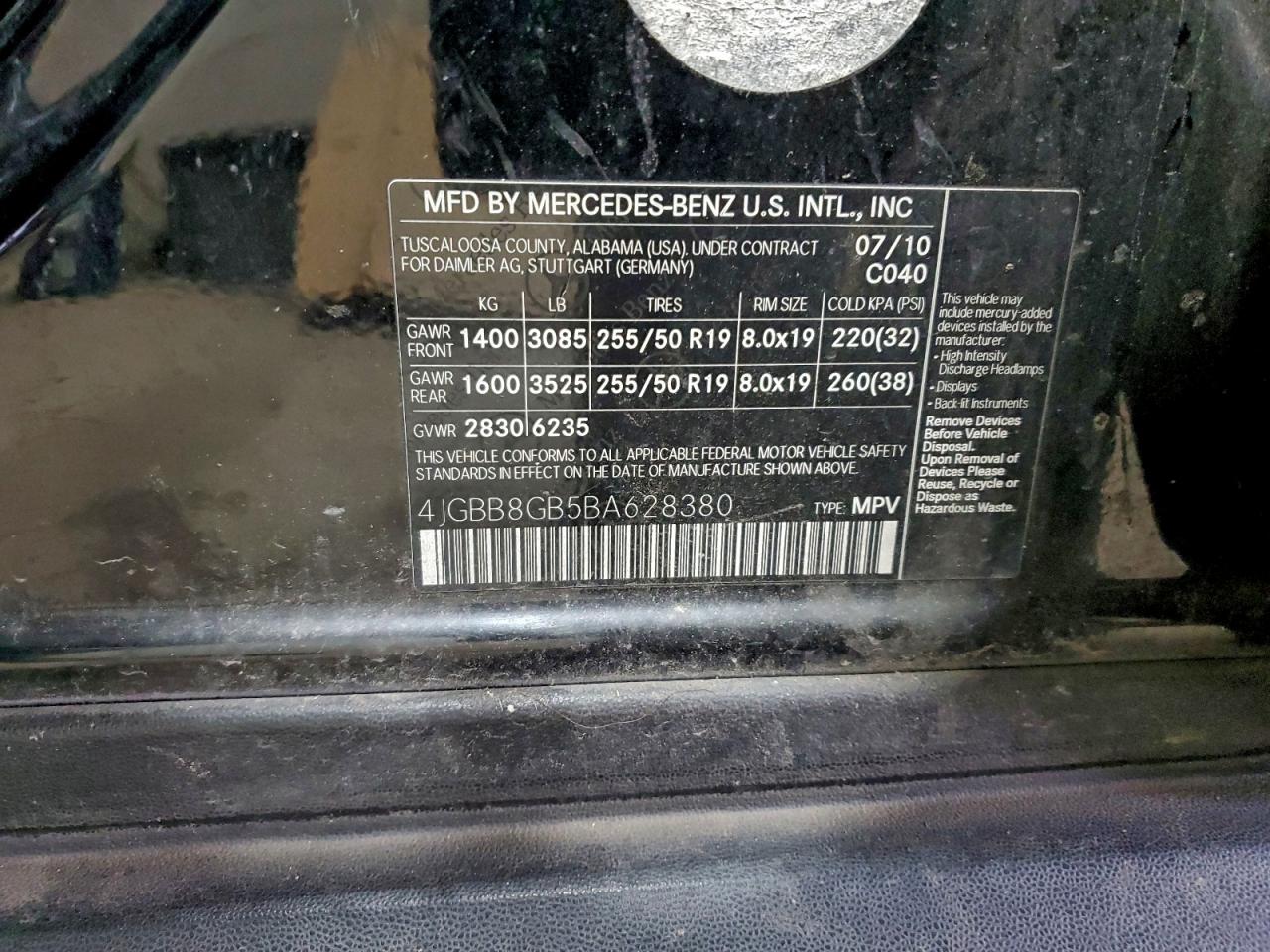 MERCEDES-BENZ M-CLASS 350 4MATIC