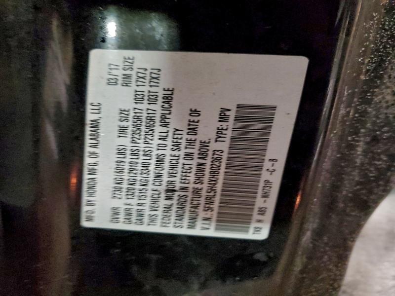 2017 HONDA ODYSSEY EX #3316776407