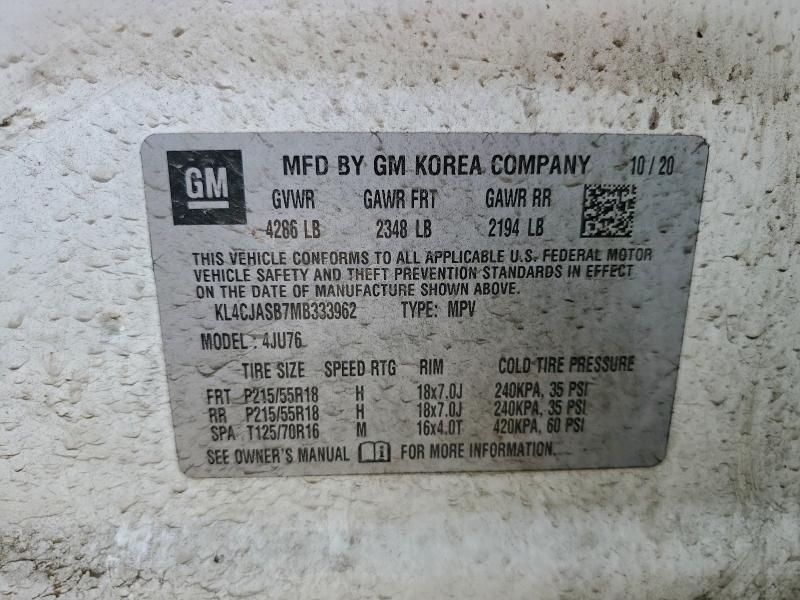 2021 BUICK ENCORE PRE #3315606773