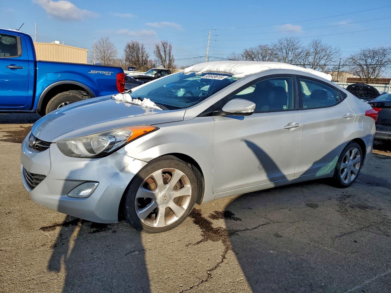 Lot #3309287657 2012 HYUNDAI ELANTRA GL