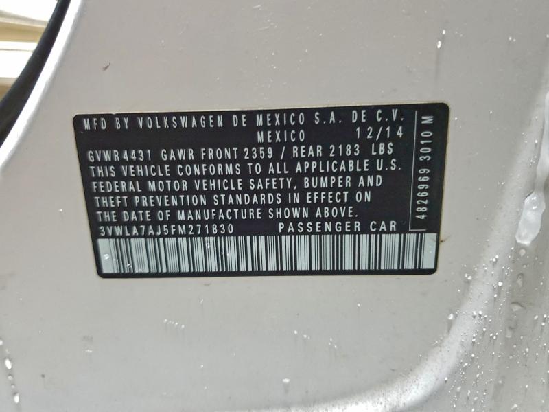 2015 VOLKSWAGEN JETTA TDI #3305313323