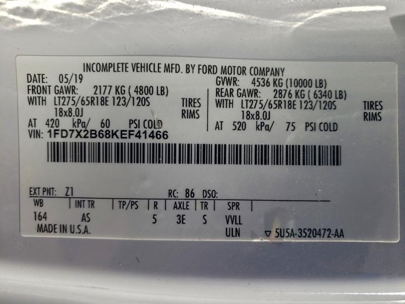 2019 FORD F250 SUPER #3304687923