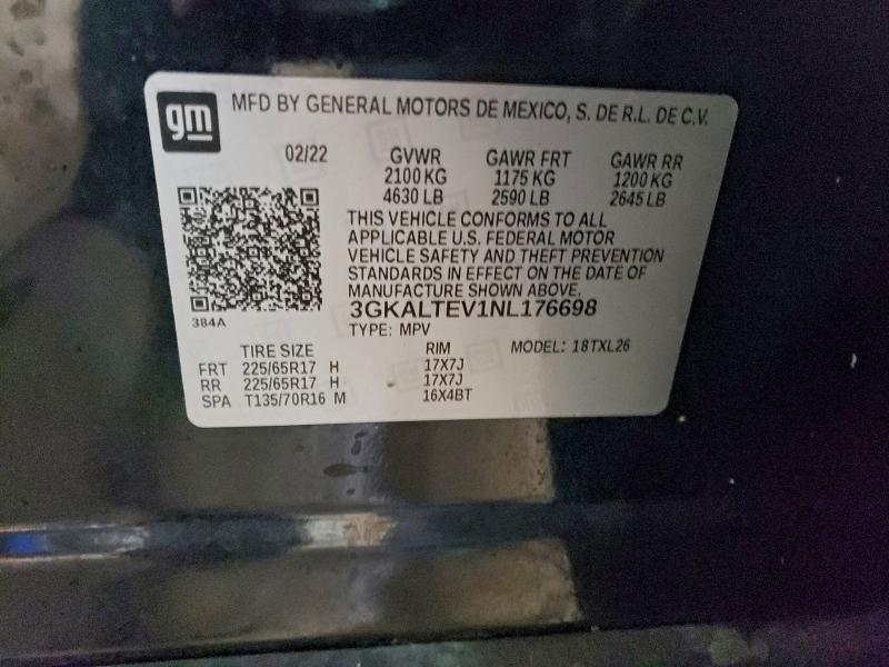 2022 GMC TERRAIN SL #3316715496