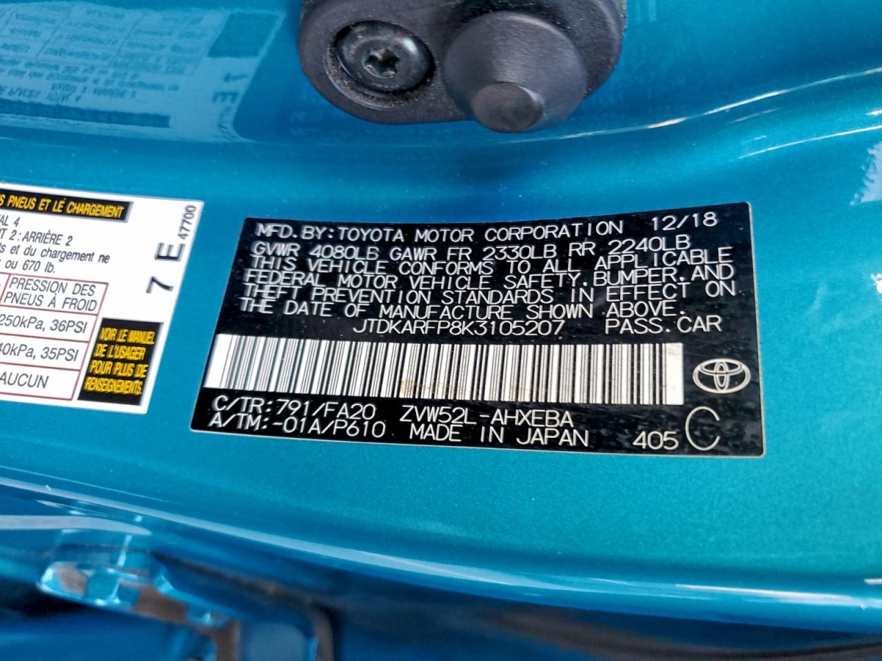 TOYOTA PRIUS PRIME PRIUS PRIM