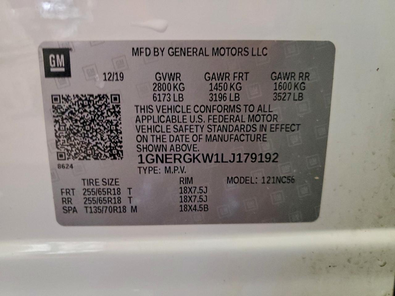 CHEVROLET TRAVERSE LT