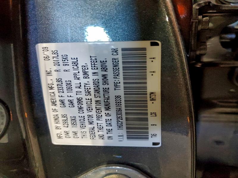 2009 HONDA ACCORD LX #3304571468