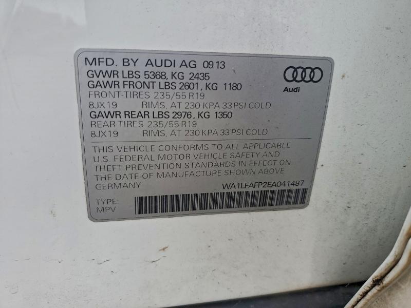 2014 AUDI Q5 PREMIUM #3301682661