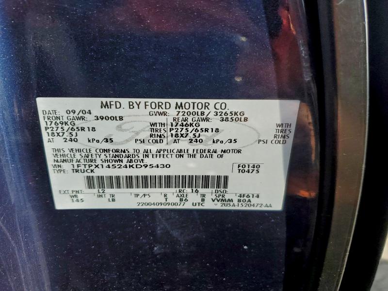 2004 FORD F150 #3311622253