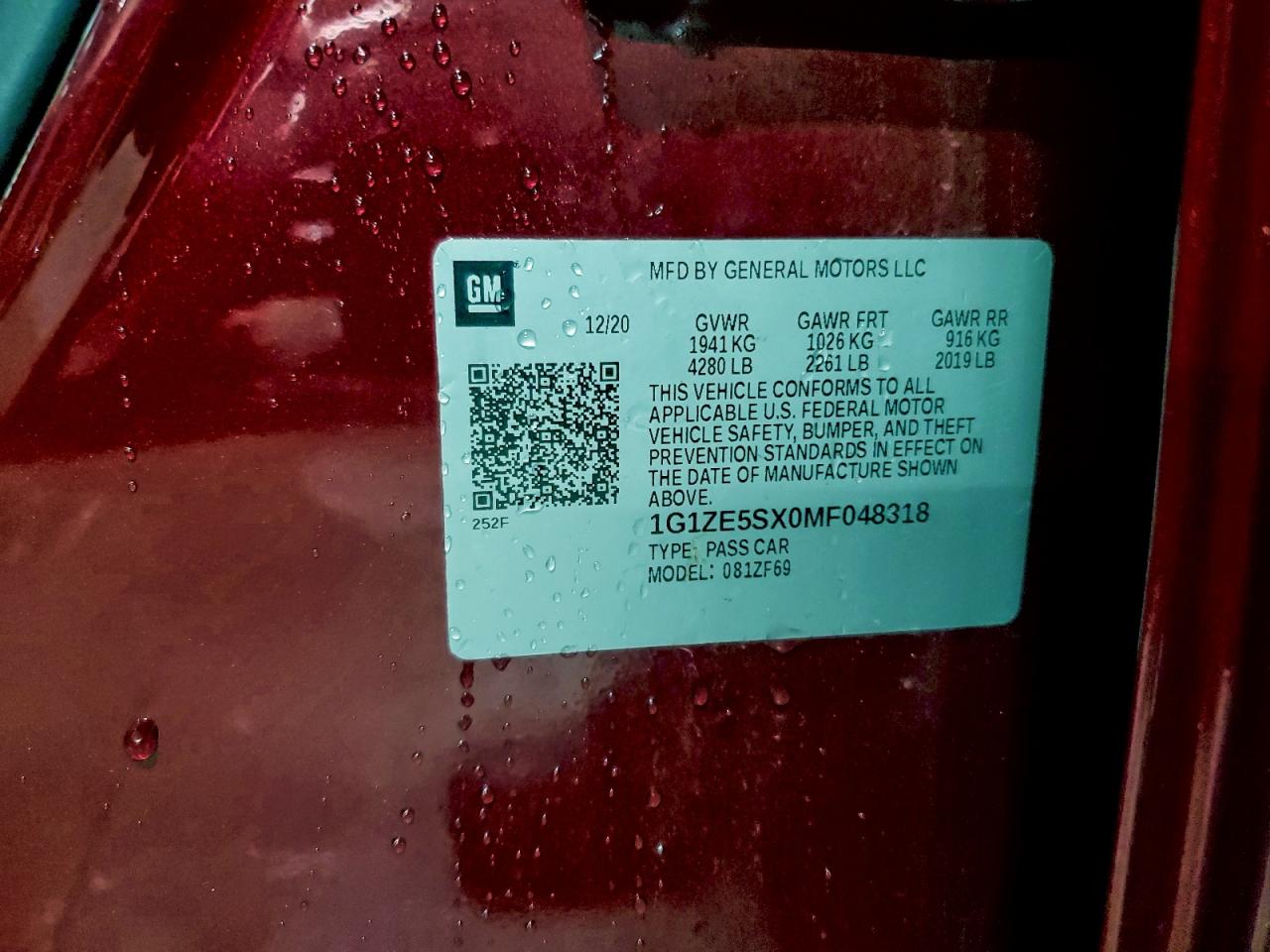 CHEVROLET MALIBU PREMIER