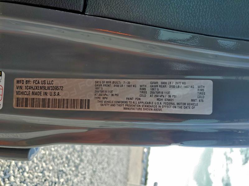 2020 JEEP WRANGLER U #3303842528