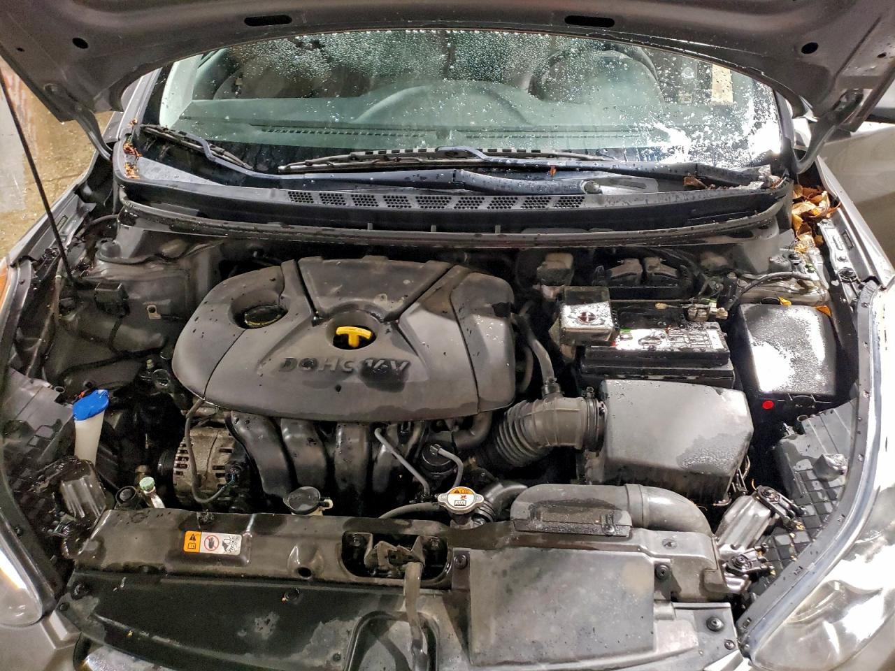 Lot #3308773996 2013 HYUNDAI ELANTRA GL