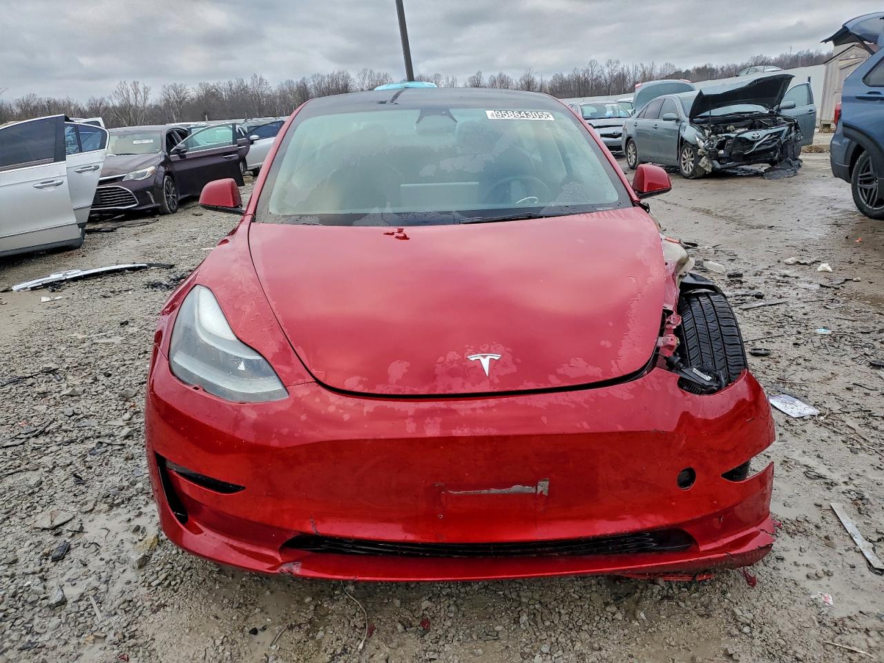 Lot #3317788085 2023 TESLA MODEL 3