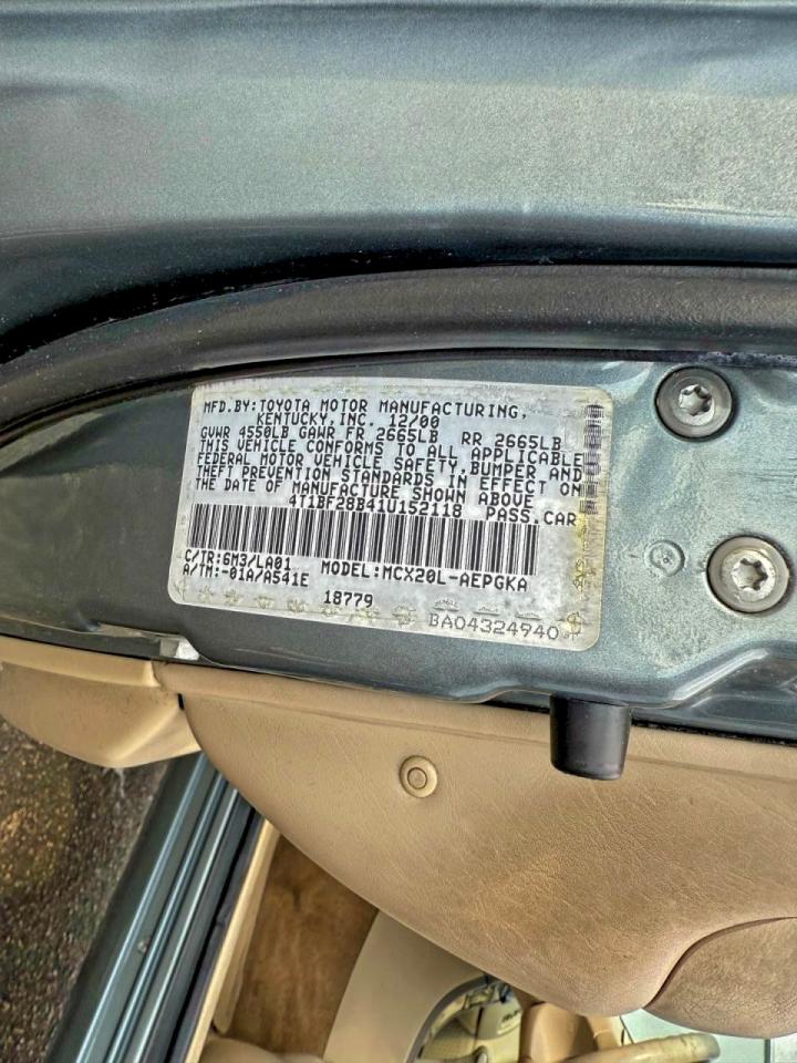 Lot #3315834350 2001 TOYOTA AVALON XL