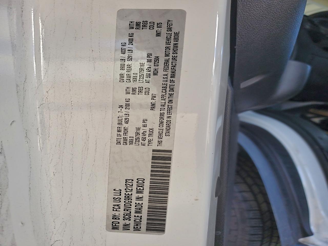 RAM PROMASTER 2500 HIGH