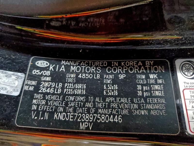 2009 KIA SPORTAGE L #3309604565