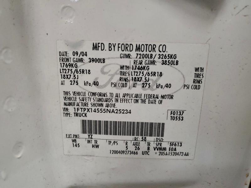 2005 FORD F150 #3302804927