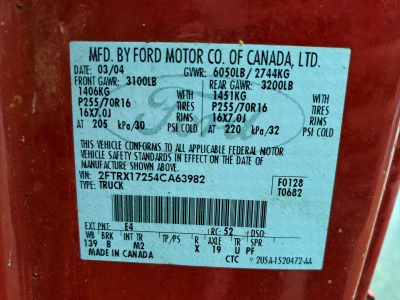 2004 FORD F-150 HERI #3301737327