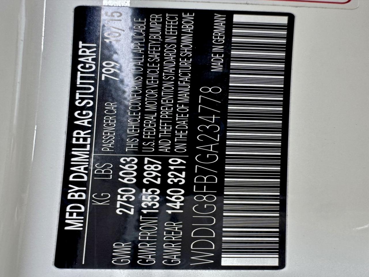 MERCEDES-BENZ S-CLASS 550 4MATIC