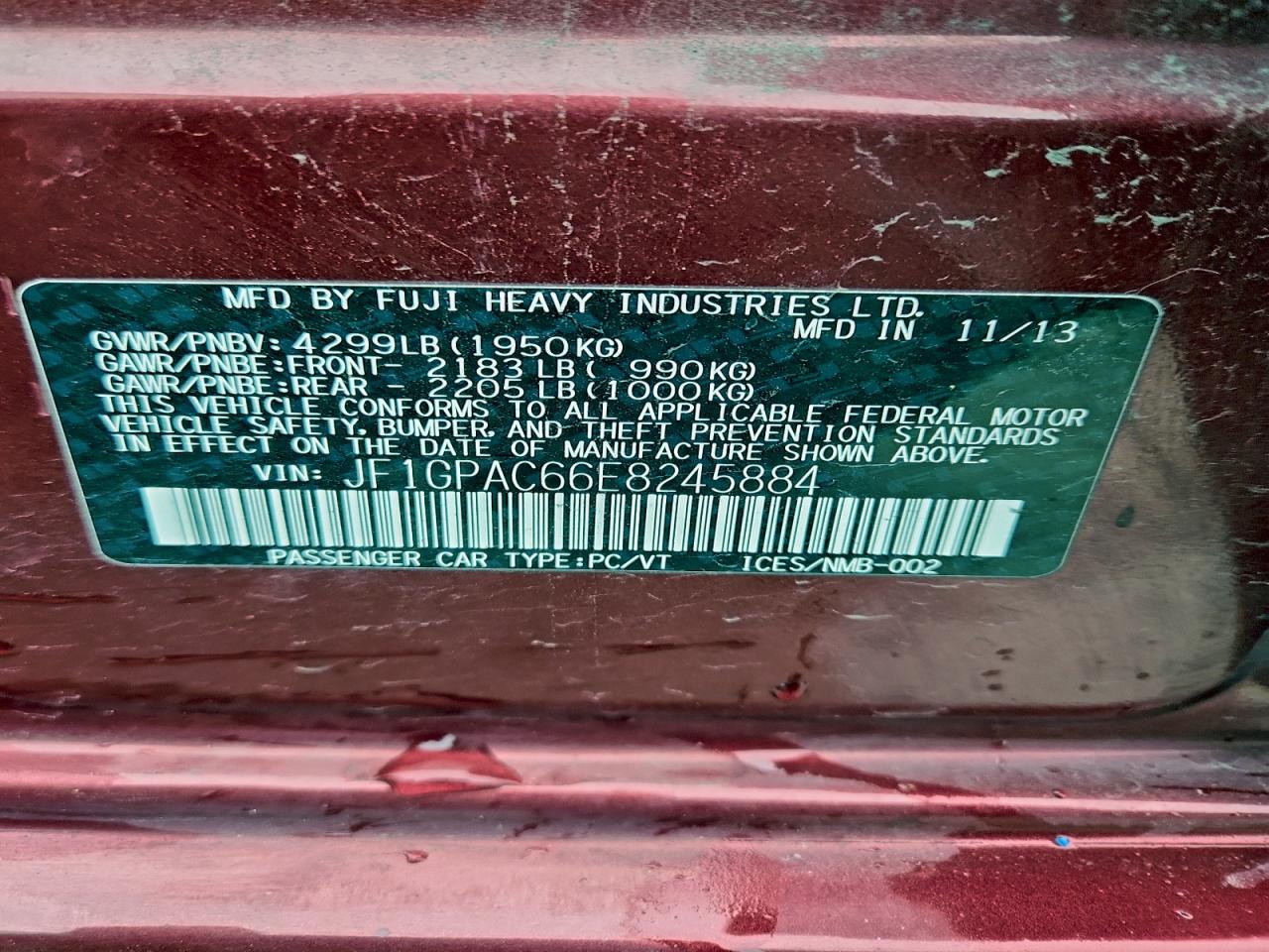 SUBARU IMPREZA PREMIUM