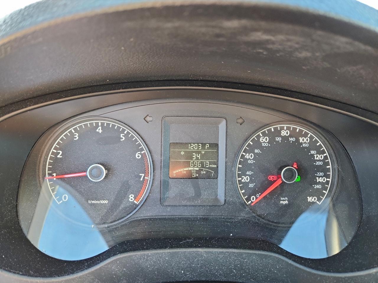 Lot #3317830249 2013 VOLKSWAGEN JETTA BASE