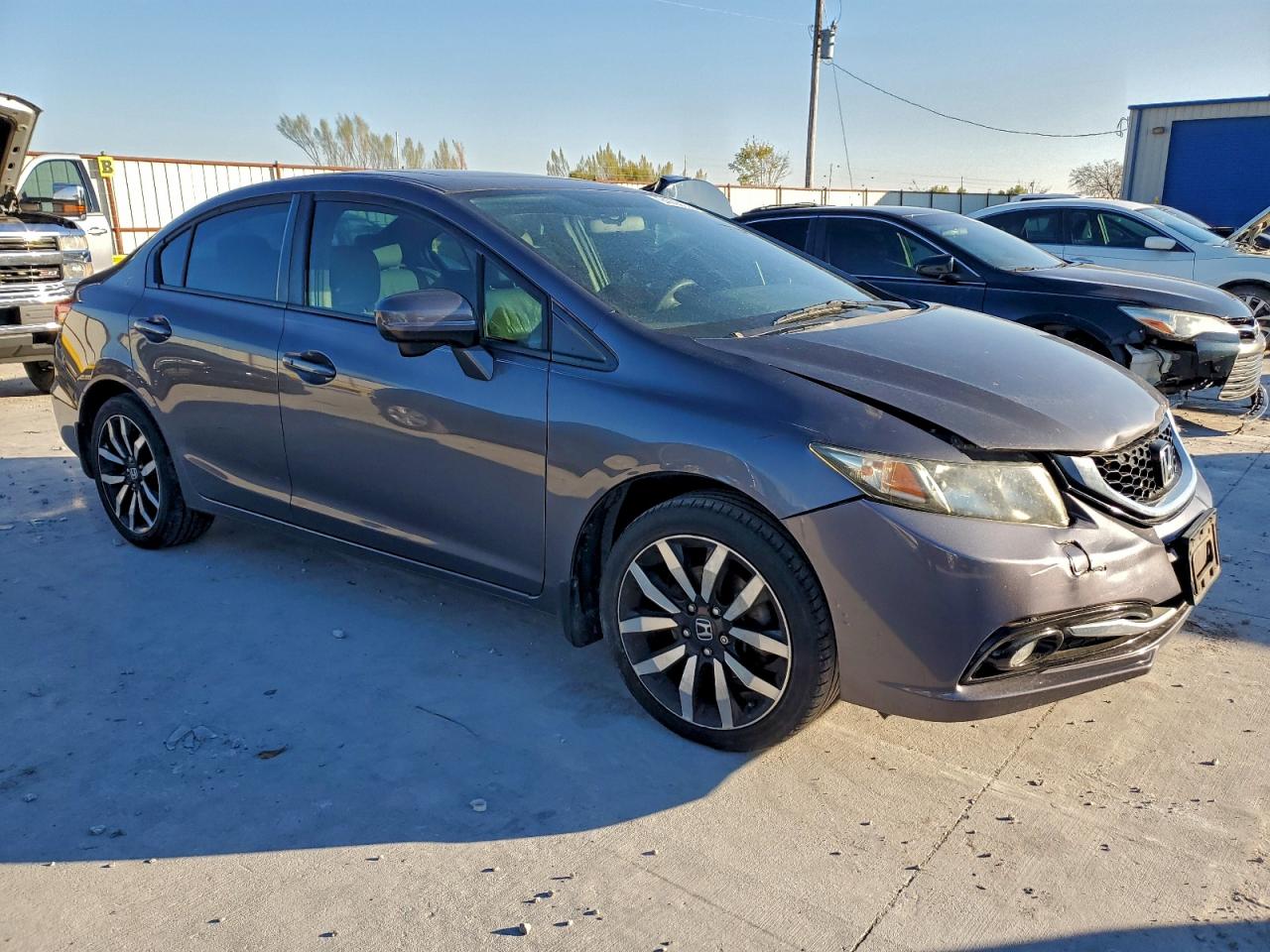 Lot #3304574439 2015 HONDA CIVIC EXL