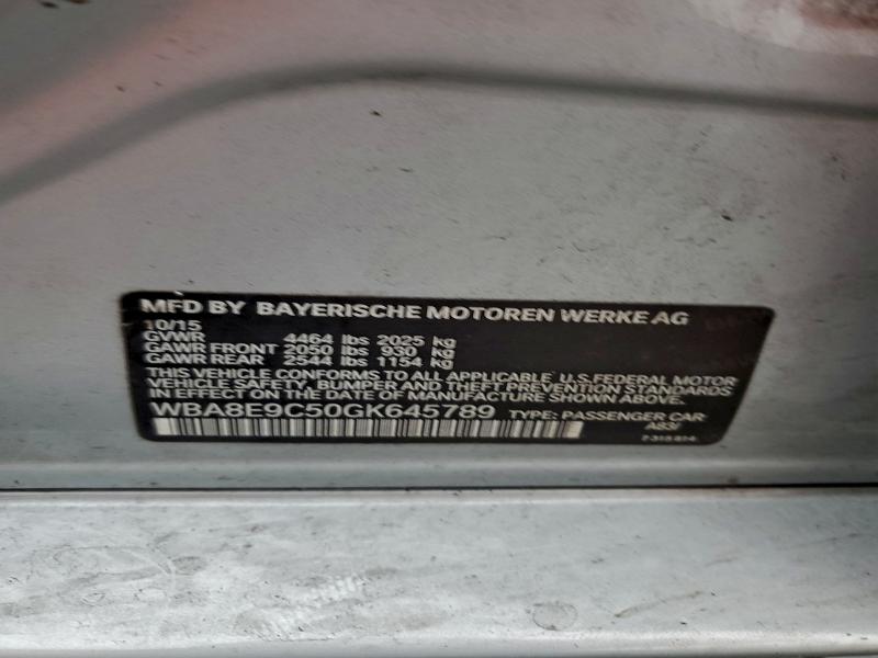 2016 BMW 328 I SULE #3304550471