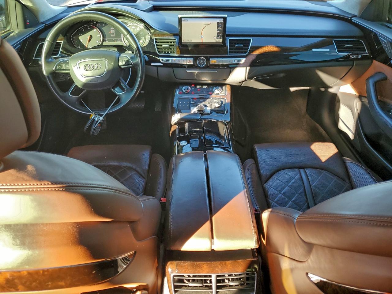 Lot #3318063393 2015 AUDI A8 L QUATT