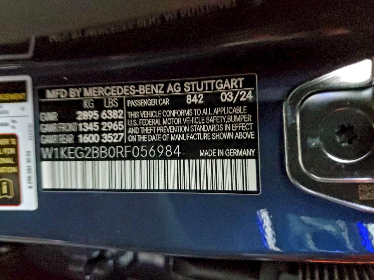 Lot #3316703414 2024 MERCEDES-BENZ EQE SEDAN