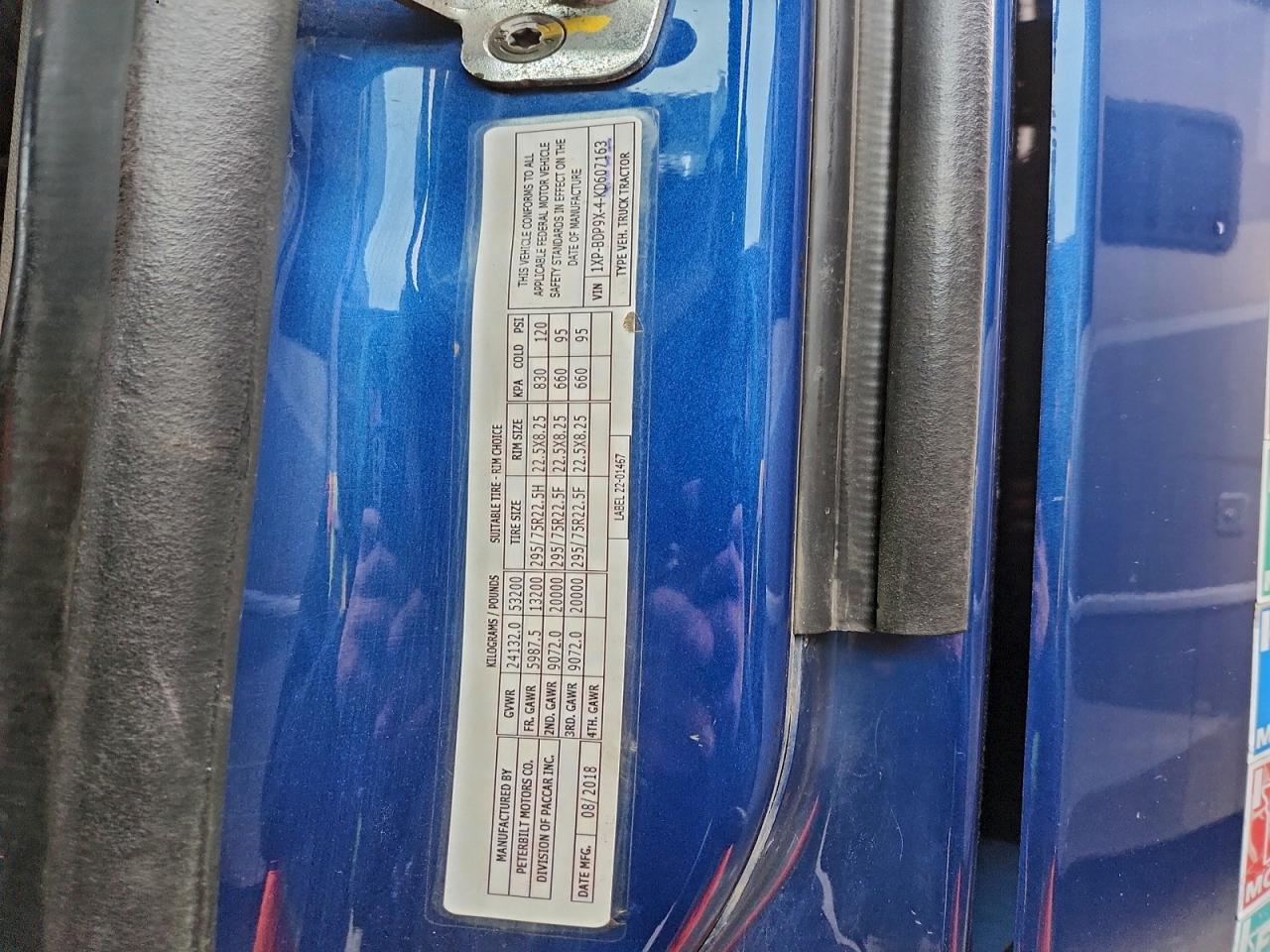 Lot #3308320155 2019 PNTW 579