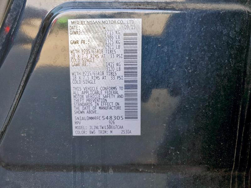 2015 INFINITI QX60 #3305306309