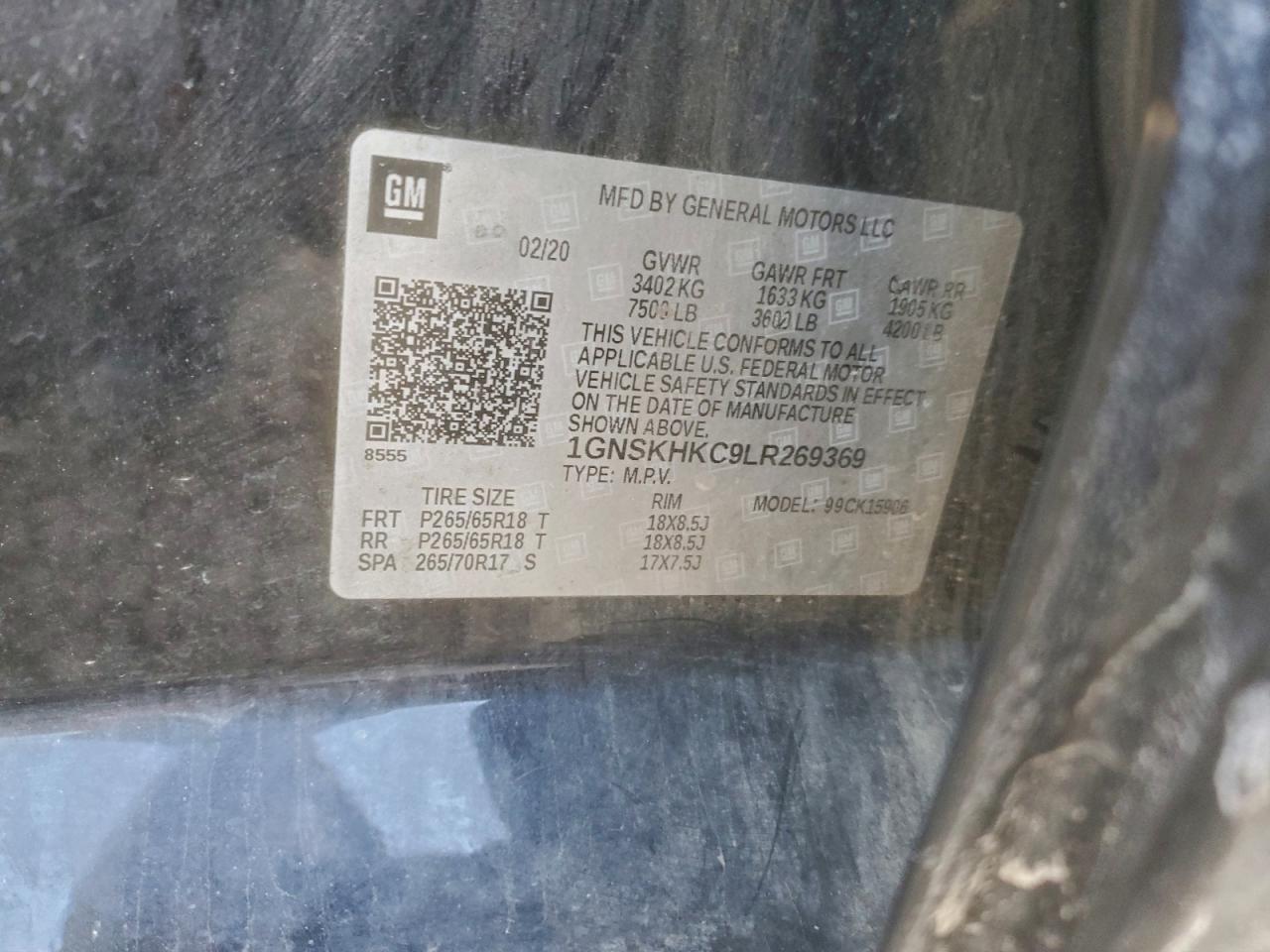 CHEVROLET SUBURBAN K1500 LT