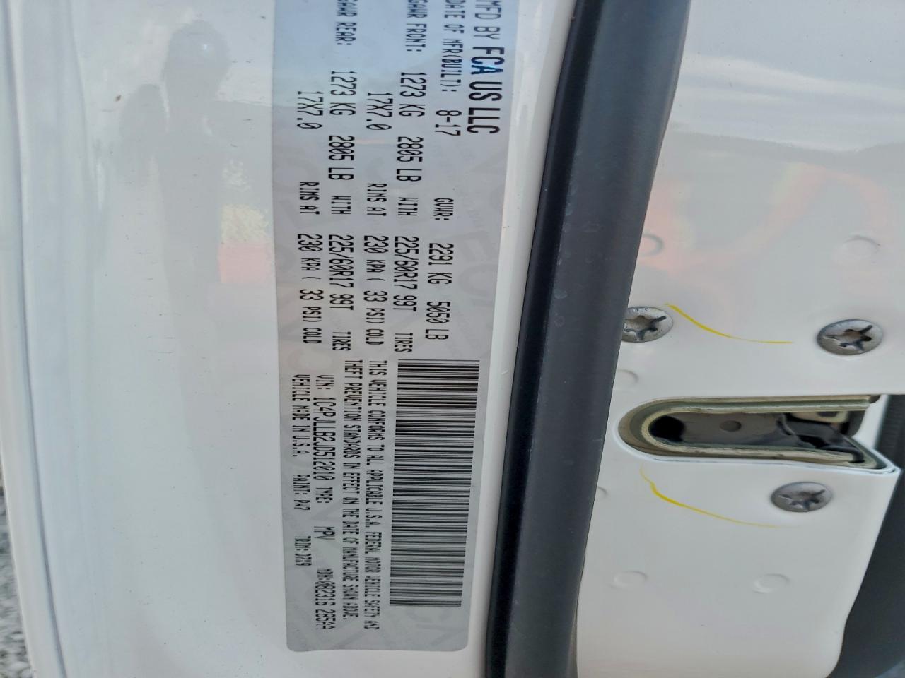 Lot #3315892092 2018 JEEP CHEROKEE L