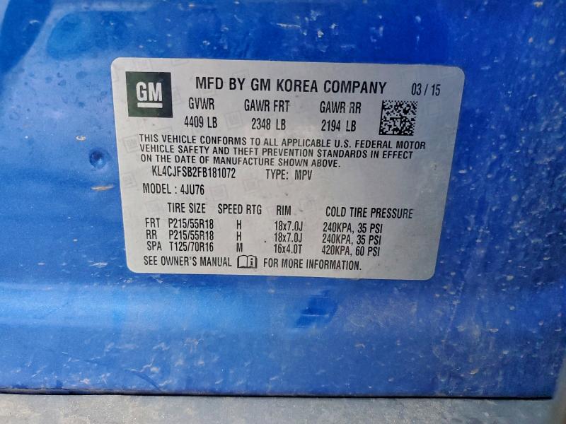 2015 BUICK ENCORE CON #3317775070