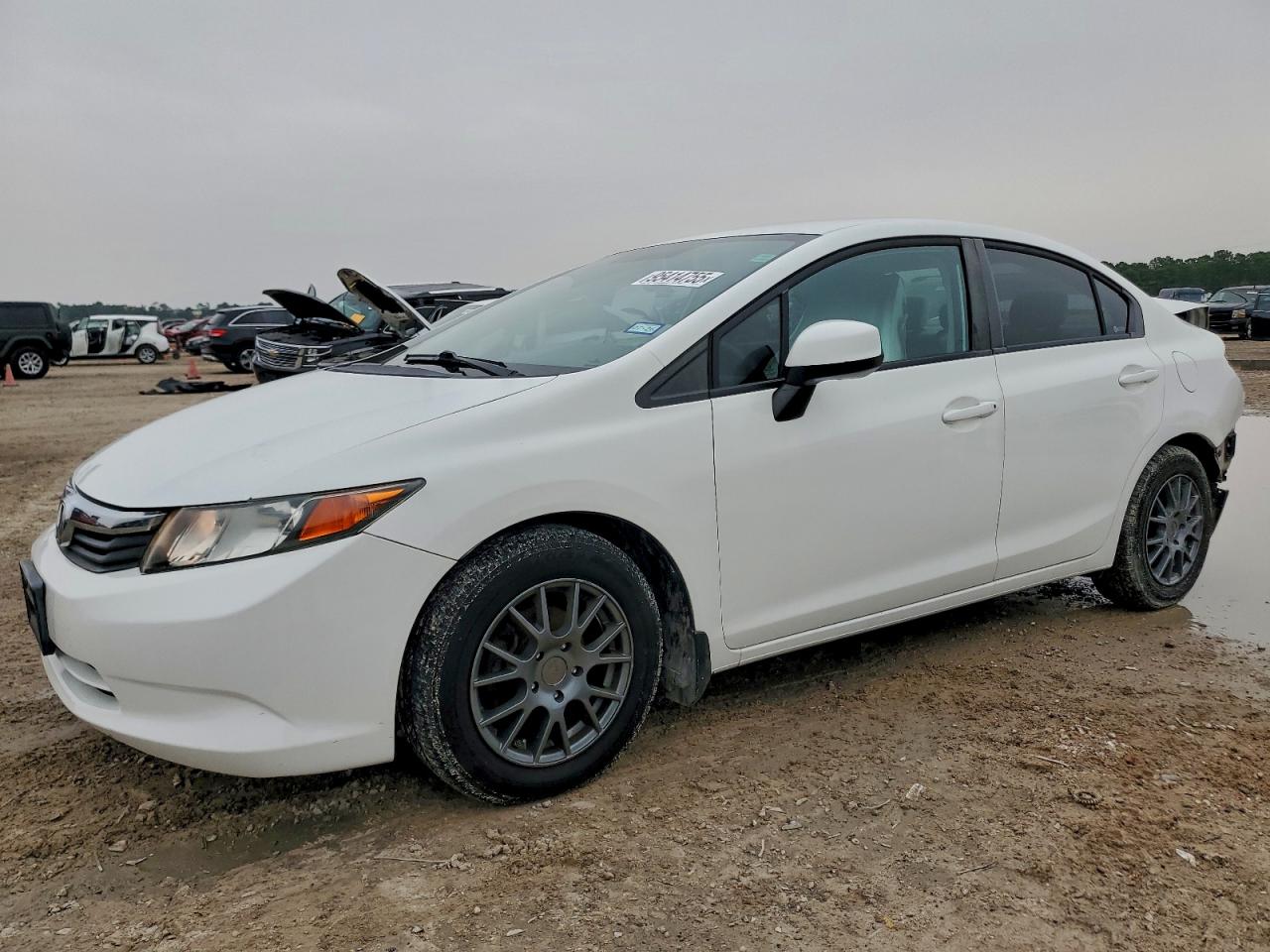 Lot #3304818543 2012 HONDA CIVIC LX