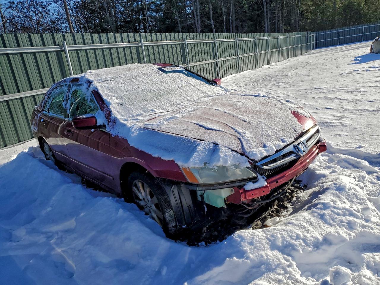 Lot #3315658771 2007 HONDA ACCORD EX